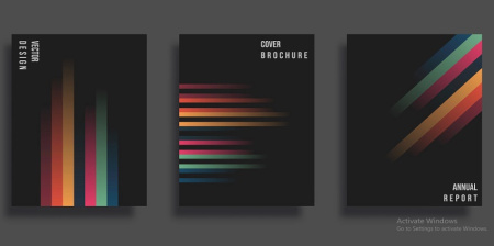 دانلود وکتور جلد انتزاعی Abstract cover