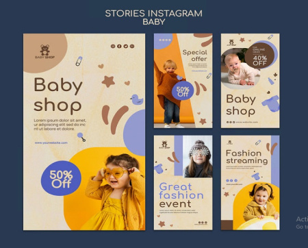 2 طرح لایه باز بنر سیسمونی با فرمت psd