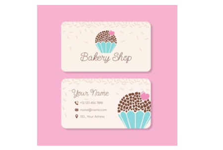 کارت ویزیت لایه باز شیرینی سرا