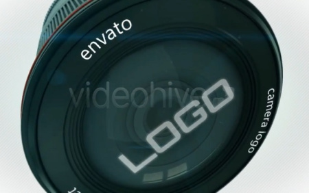 پروژه افتر افکت ساخت لوگو با لنز دوربین حرفه ای
