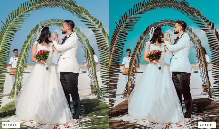 پریست لایت روم عروسی کاراملی 12 Caramel Wedding