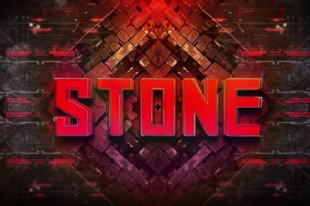 پروژه افتر افکت لوگوی سایبری و سنگی Cyber Stone Impact Logo