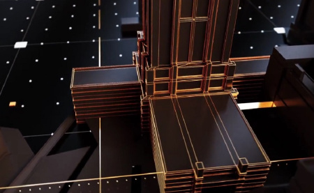 دانلود پروژه افتر افکت لوگو در شهر خیالی Data City Logo