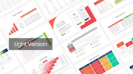 دانلود قالب پاورپوینت جدول داده ها Data Table