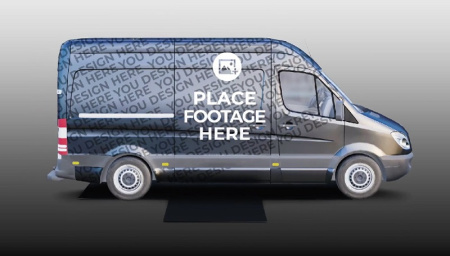 پروژه افتر افکت تبلیغاتی شرکت حمل و نقل Delivery Cargo Van