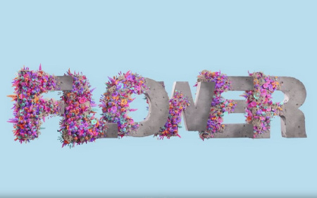 دانلود پروژه افتر افکت تایپوگرافی های گل دار Flower 3D Type
