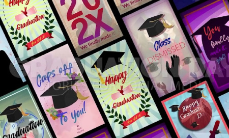 پروژه افتر افکت 9 استوری اینستاگرام فارغ التحصیلی