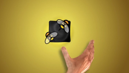 پروژه افتر افکت نمایش لوگو با بزرگ نمایی دست Handy Logo