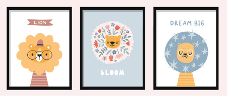 عکس تابلو فانتزی اتاق نوزاد و بچه