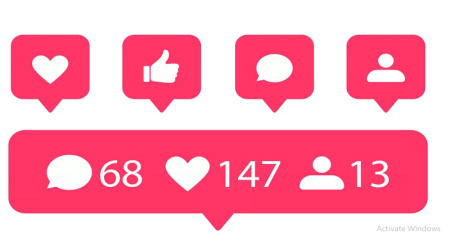 دانلود وکتور لایک اینستاگرام