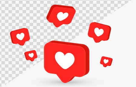 وکتور لایک⭐دانلود مجموعه وکتور لایک و کامنت اینستاگرام