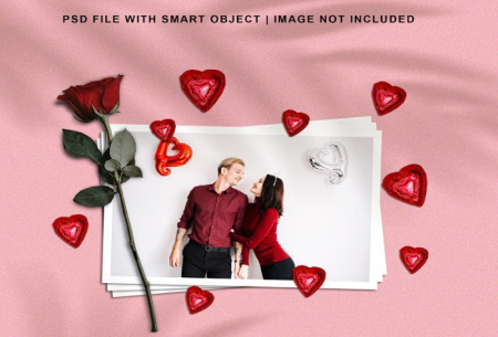 طرح لایه باز قاب عکس عاشقانه