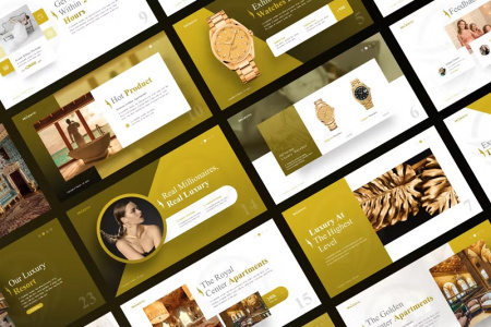 تم پاورپوینت لاکچری و لوکس majestic