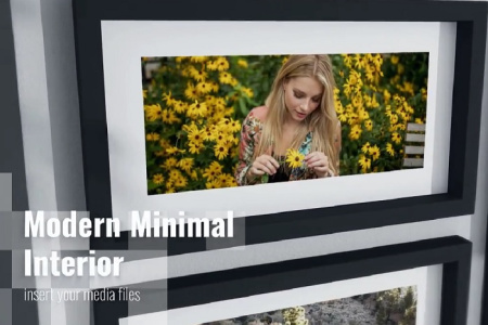 دانلود پروژه افتر افکت افتتاحیه مینیمال با قاب عکس