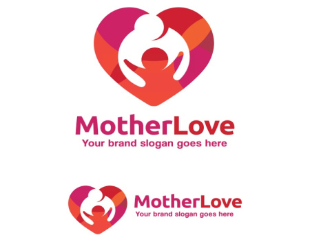 آرم لوگو مادر و کودک