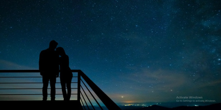 عکس پروفایل آسمان شب دخترانه