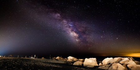 عکس زیبا از آسمان شب برای پروفایل