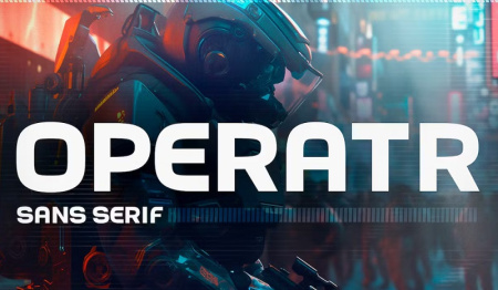 فونت انگلیسی پر رنگ و بولد Operatr