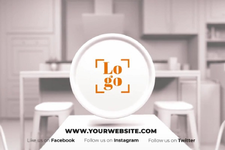 پروژه افتر افکت مخصوص لوگو رستوران Restaurant Logo