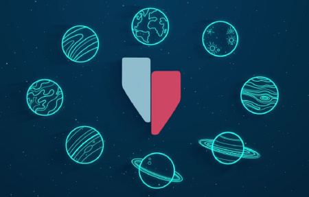 پروژه آماده افتر افکت لوگو با سیاره های فضایی Space Planet Logo