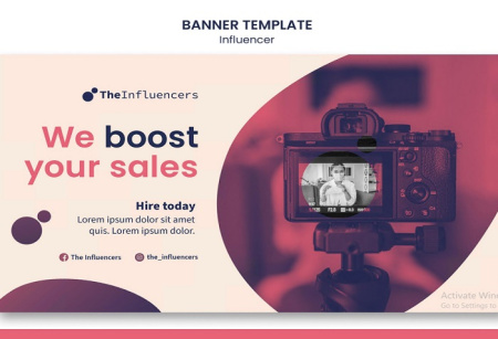 3 طرح لایه باز بنر پشت صحنه