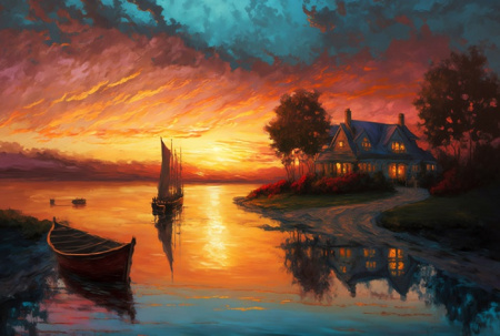 دانلود تصویر منظره برای تابلو دکوراتیو