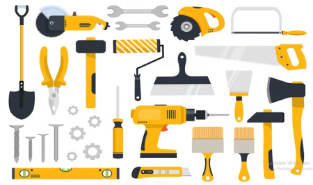 وکتور ابزار، مجموعه وکتور ابزارآلات دستی و صنعتی