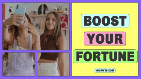 دانلود پروژه پریمیر صفحه‌های تقسیم‌ شده Vibrant Grid Screens