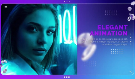 پروژه آماده افتر افکت عناوین انتراعی Abstract Titles