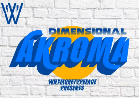 دانلود فونت انگلیسی سه بعدی Akroma