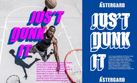 فونت انگلیسی سه بعدی Akroma