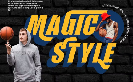 فونت 3بعدی انگلیسی Akroma