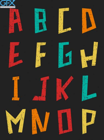 طراحی حروف انگلیسی