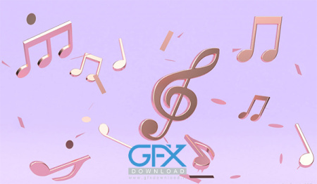 عکس نت های موسیقی کارتونی