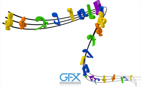 تصاویر نت موسیقی کارتونی