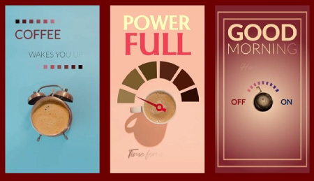 پروژه افتر افکت 6 استوری اینستاگرام کافی شاپ Coffee Stories