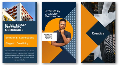 پروژه افتر افکت 12 استوری شرکتی اینستاگرام Corporate Stories Pack