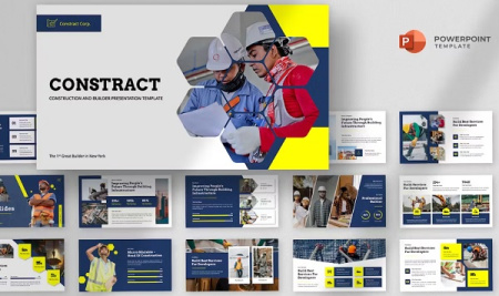 دانلود قالب پاورپوینت جوشکاری Construction & Engineering