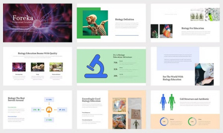 تم پاورپوینت زیست شناسی Foreka