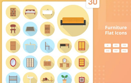 کاور هایلایت اینستاگرام مبلمان PNG و PSD لایه باز