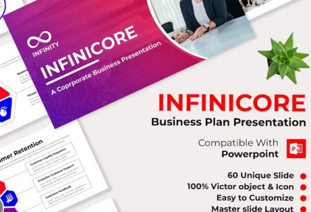 قالب آماده پاورپوینت Infinicore Business