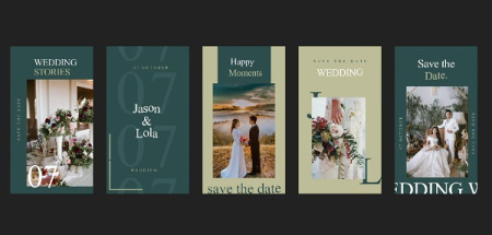 دانلود پروژه پریمیر 5 ریل اینستاگرام برای دعوتنامه عروسی