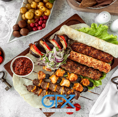 عکس غذاهای ایرانی با تزیین