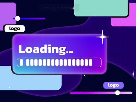 پروژه افتر افکت نمایش لوگو لودینگ Load Your Logo