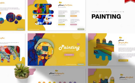 قالب پاورپوینت نقاشی Painting