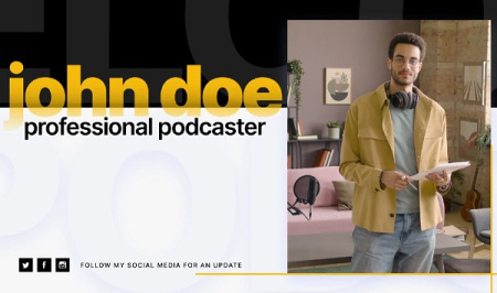 پروژه افتر افکت تبلیغ پادکست Podcast Opener