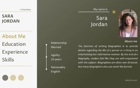 پروژه افتر افکت اینترو نمایش نمونه کار Portfolio Aesthetic