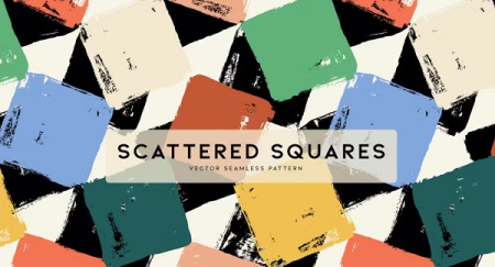 دانلود تکسچر مربع های پراکنده Scattered Squares