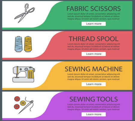 طرح لایه باز بنر خیاطی🌟دانلود 3 بنر خیاطی زنانه و مردانه