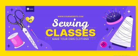 دانلود طرح لایه باز بنر خیاطی زنانه